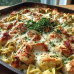 Chicken Alfredo Tortellini Bake: Ultimate Comfort 4 Chicken Alfredo Tortellini Bake