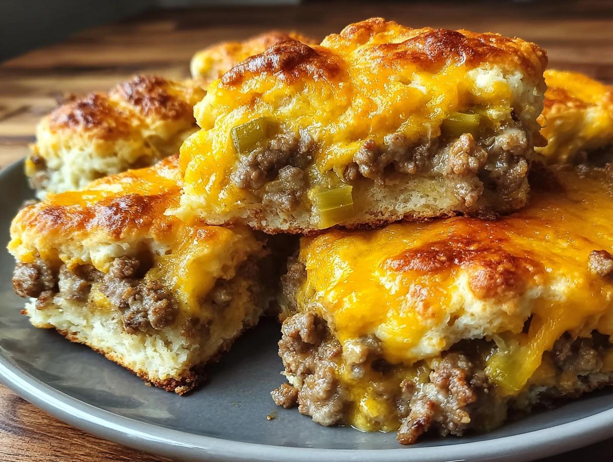 Chopped Cheeseburger Biscuit Bake: 1 Glorious Dish - Chopped Cheeseburger Biscuit Bake - additional detail