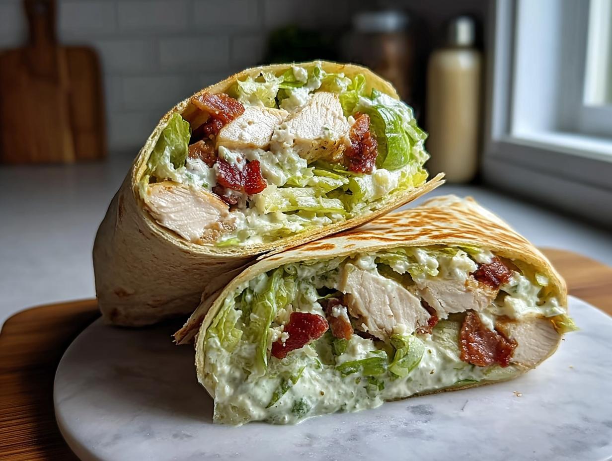 Chopped Chicken Caesar Salad - close up of ingredients