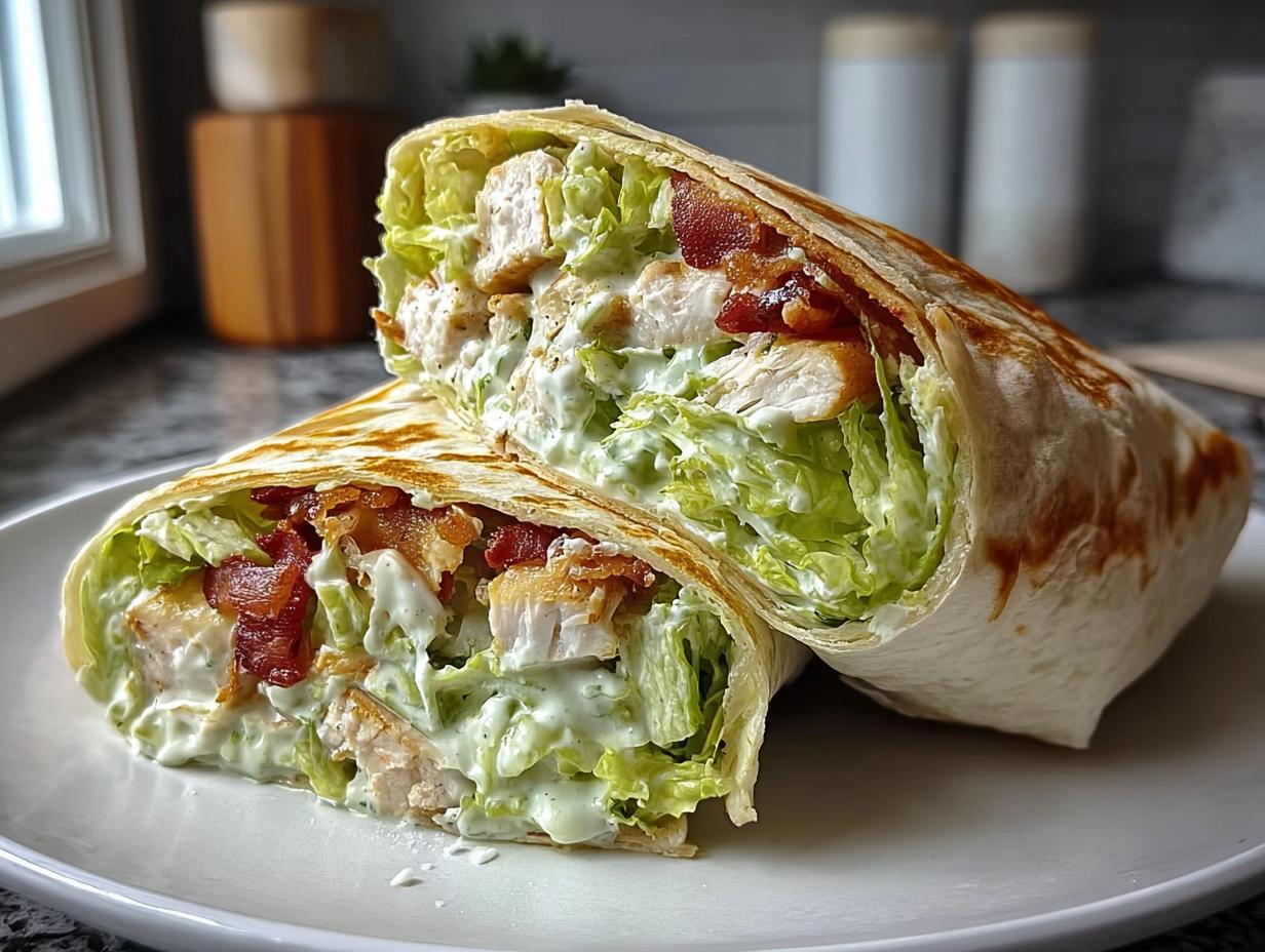 Chopped Chicken Caesar Salad: 1 Amazing Wrap