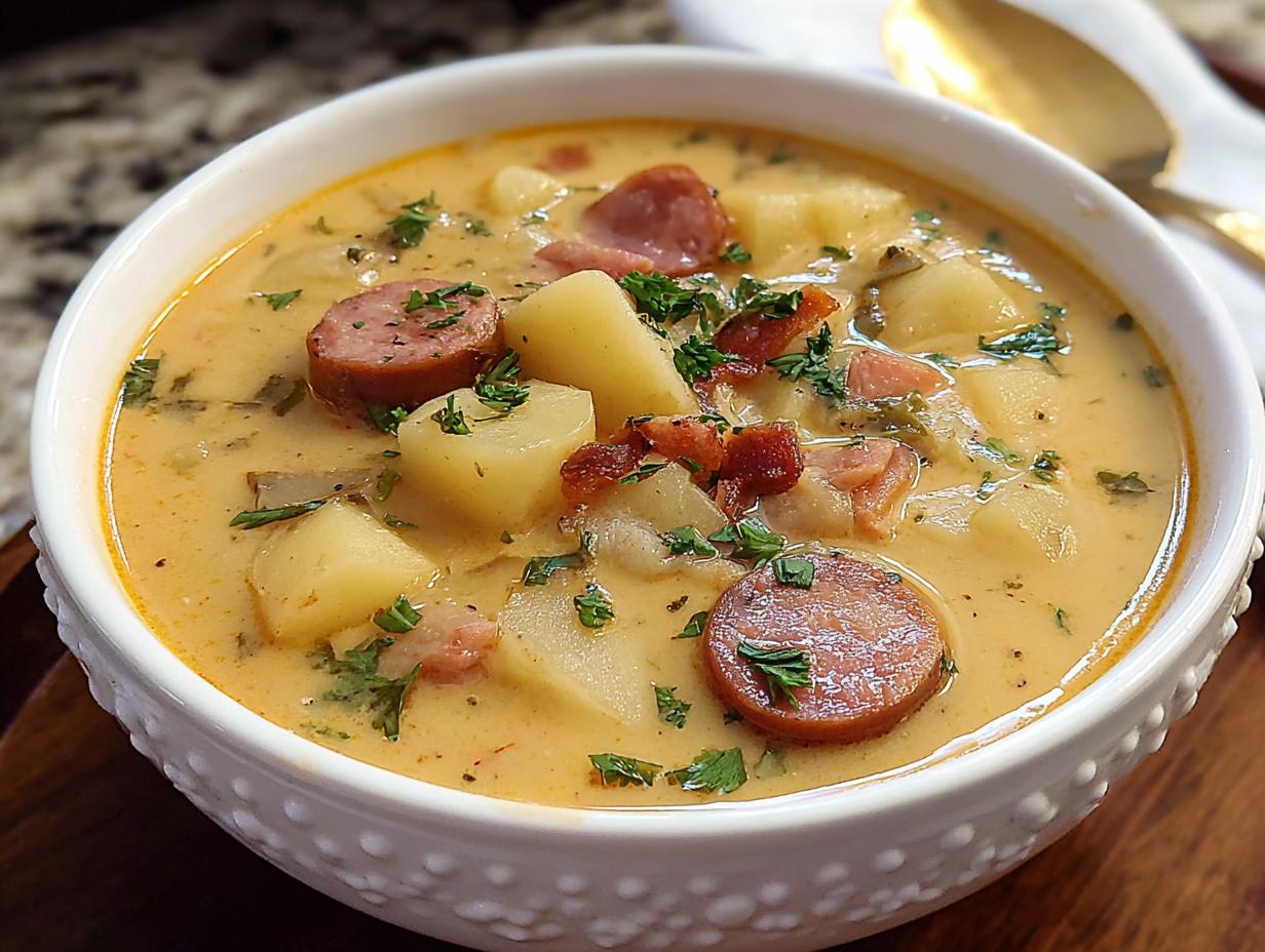 Comforting Kielbasa Potato Soup: 1 Pot Wonder