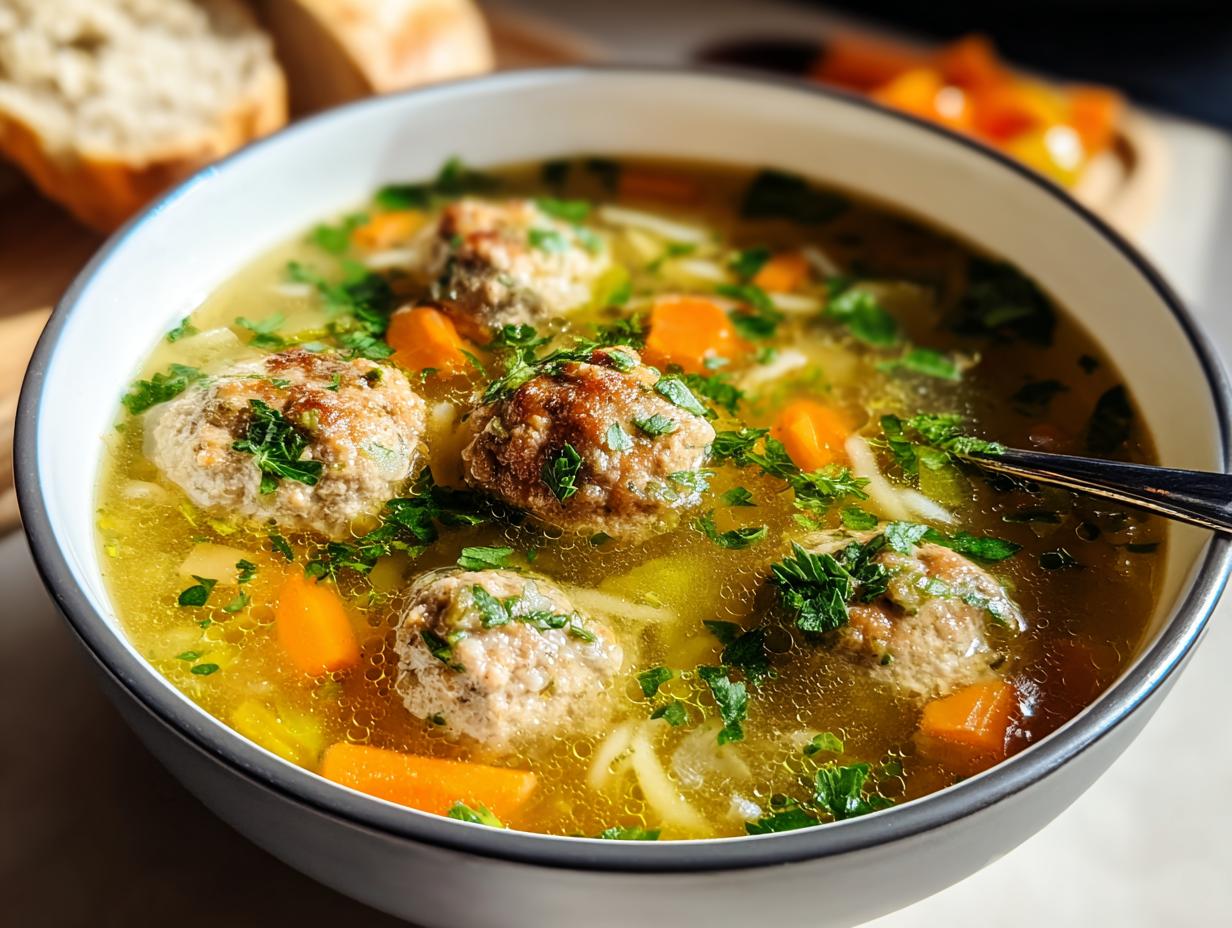 Cozy Turkey Meatball Soup: 1 Delicious Recipe - Cozy Turkey Meatball Soup - additional detail