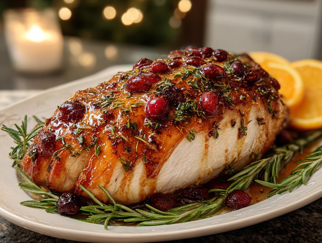 Cranberry Orange Glazed Turkey: Sweet & Tangy Delight 3 Cranberry Orange Glazed Turkey: Sweet & Tangy Delight - Cranberry Orange Glazed Turkey - additional detail