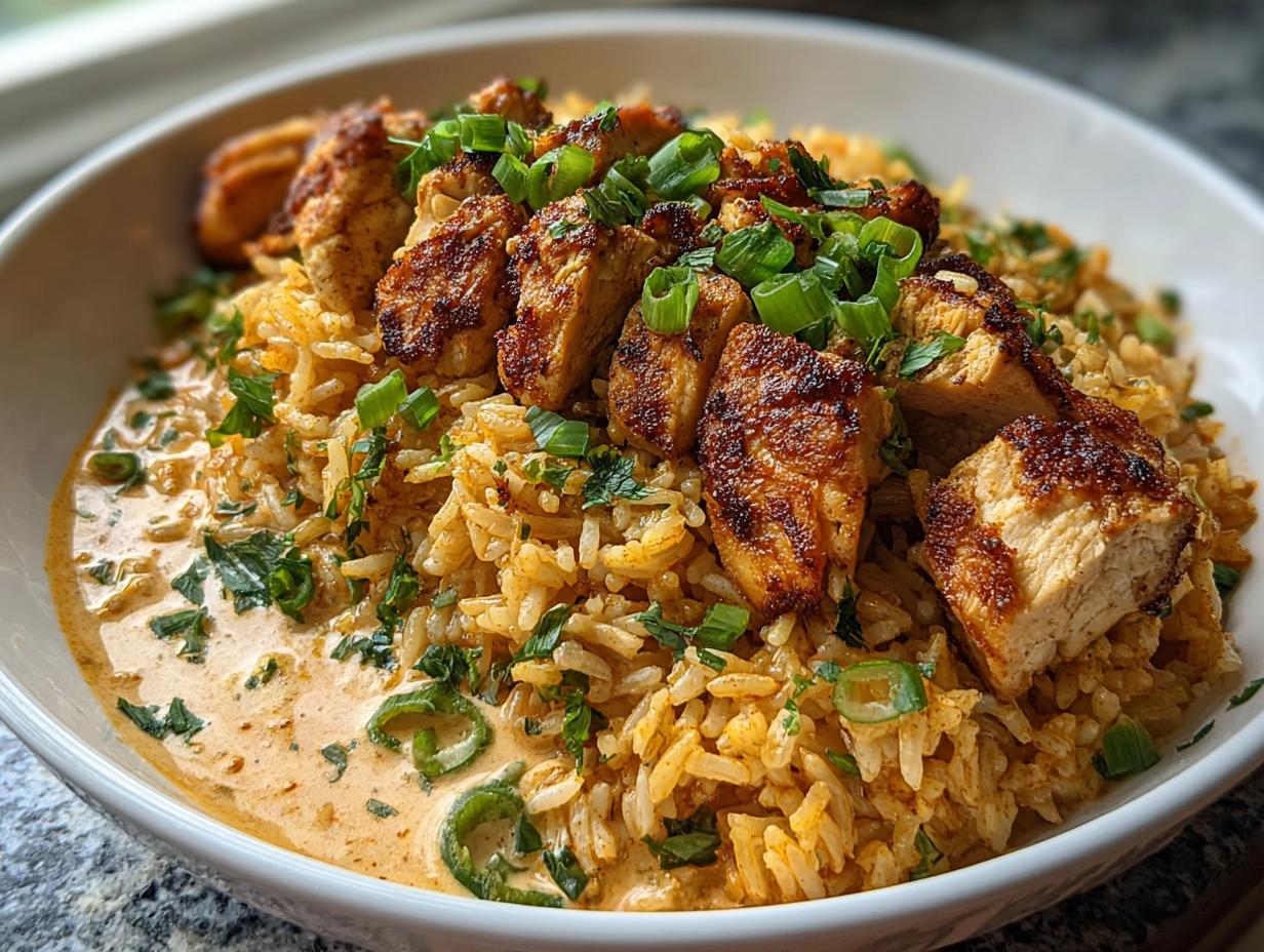 Creamy Cajun Chicken Rice: An Exceptional 1-Pot Meal - Creamy Cajun Chicken Rice - additional detail