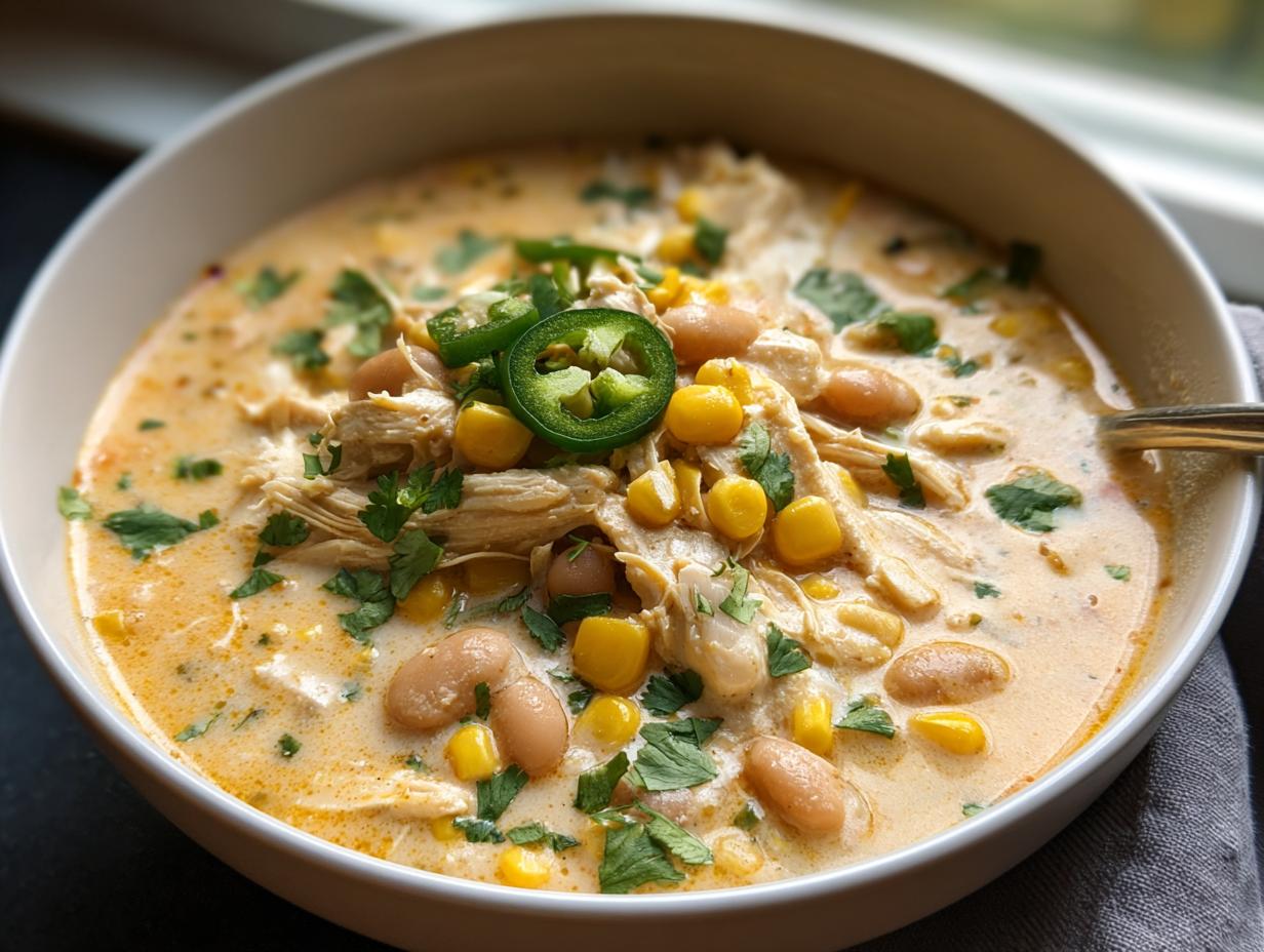 Creamy Crockpot Chicken Chili: Pure Comfort 2 Creamy Crockpot Chicken Chili: Pure Comfort - Creamy Crockpot Chicken Chili - additional detail