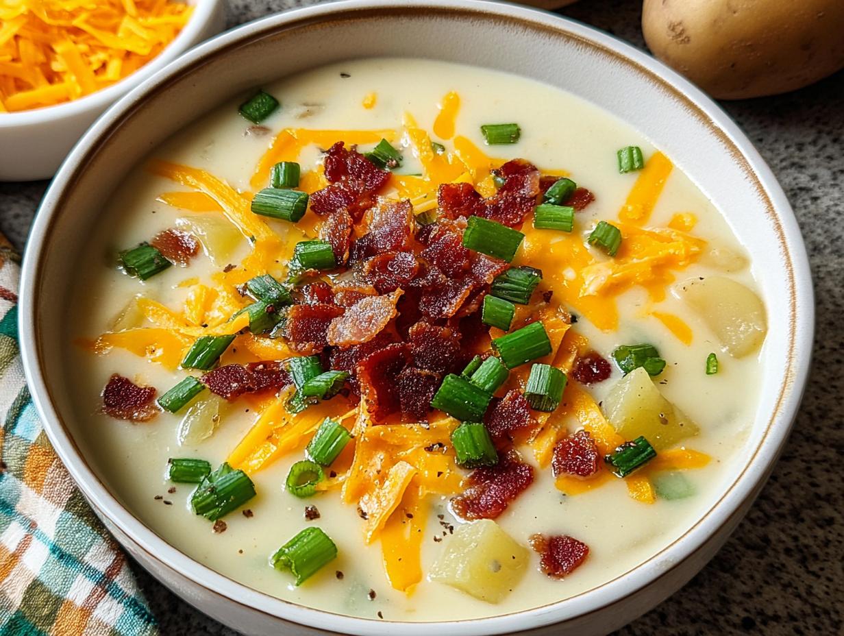 Creamy Loaded Baked Potato: 15 Min Prep