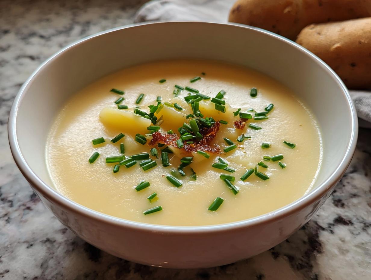 Creamy Potato Soup: 40 Mins Savory Delight
