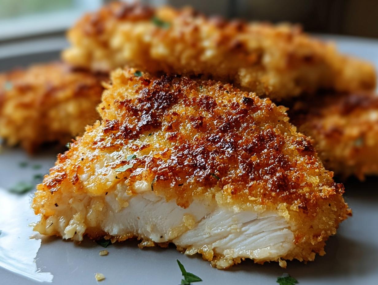 Crispy Baked Parmesan Chicken: 10 Striking Bites - Crispy Baked Parmesan Chicken - additional detail