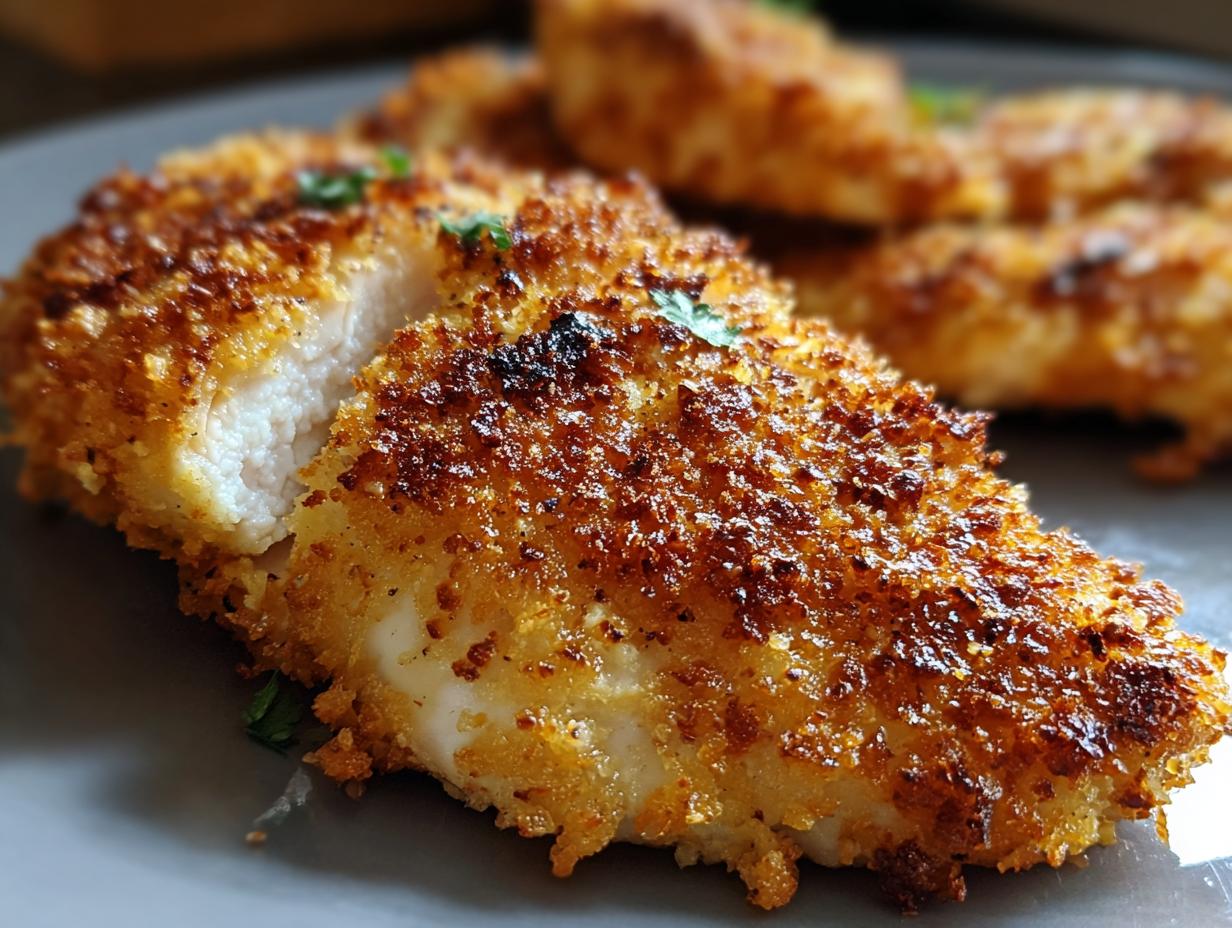 Crispy Baked Parmesan Chicken