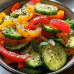 Cucumber Sweet Pepper Salad: 1 Amazing Recipe 4 Cucumber Sweet Pepper Salad