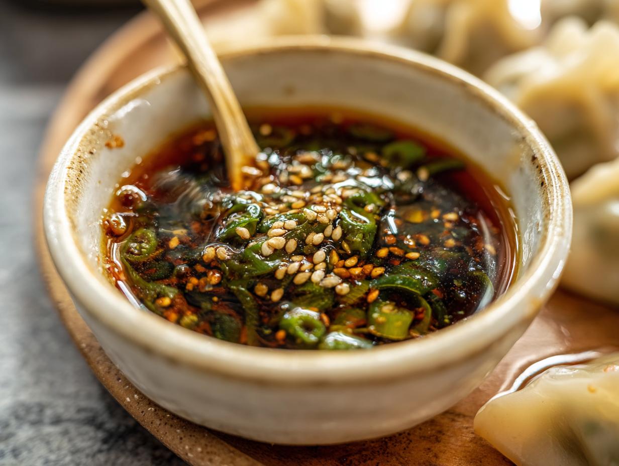 Exceptional Dumpling Sauce: 1 Secret Ingredient - Dumpling Sauce - ingredients displayed