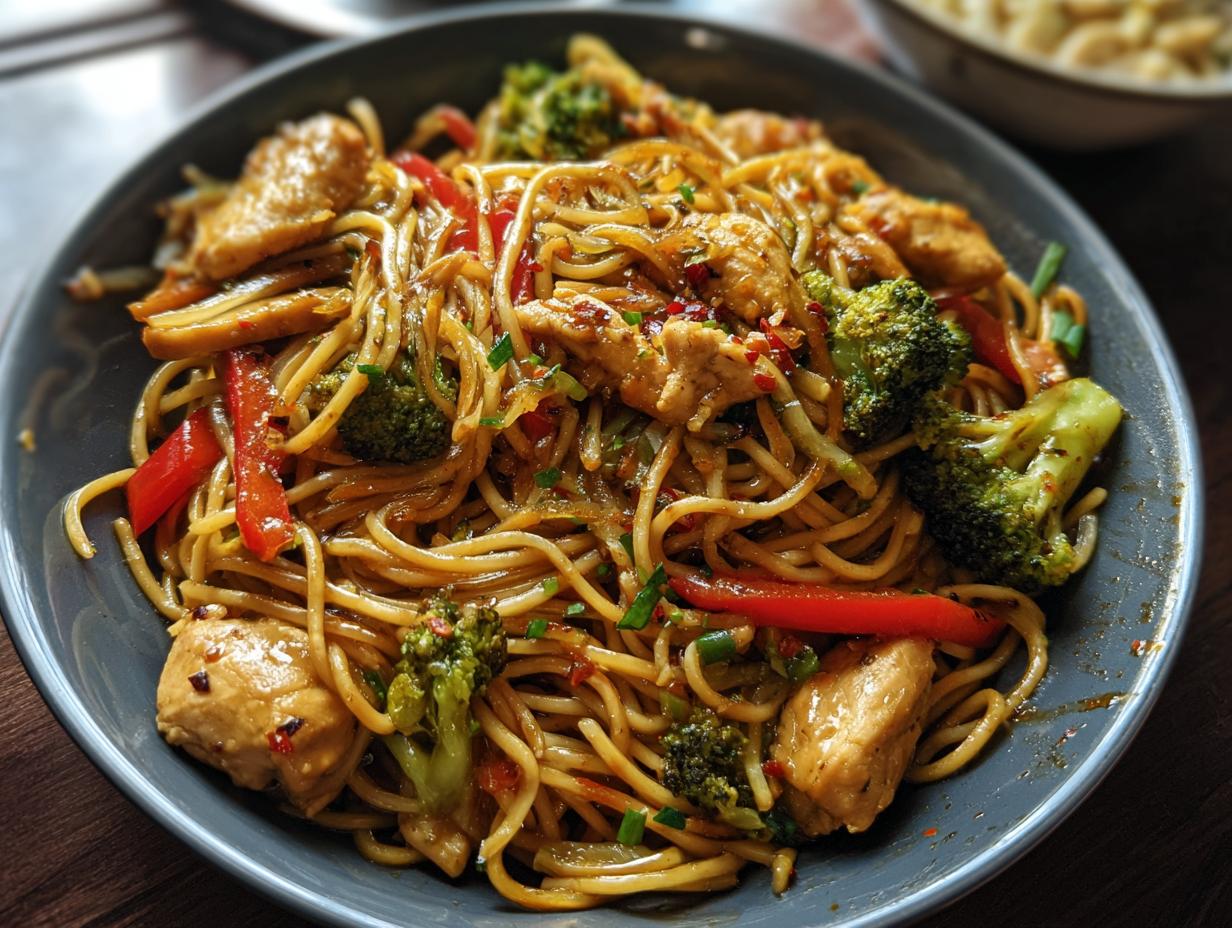 Garlic Chicken Mein Stir: Astonishing 25-Min Delight