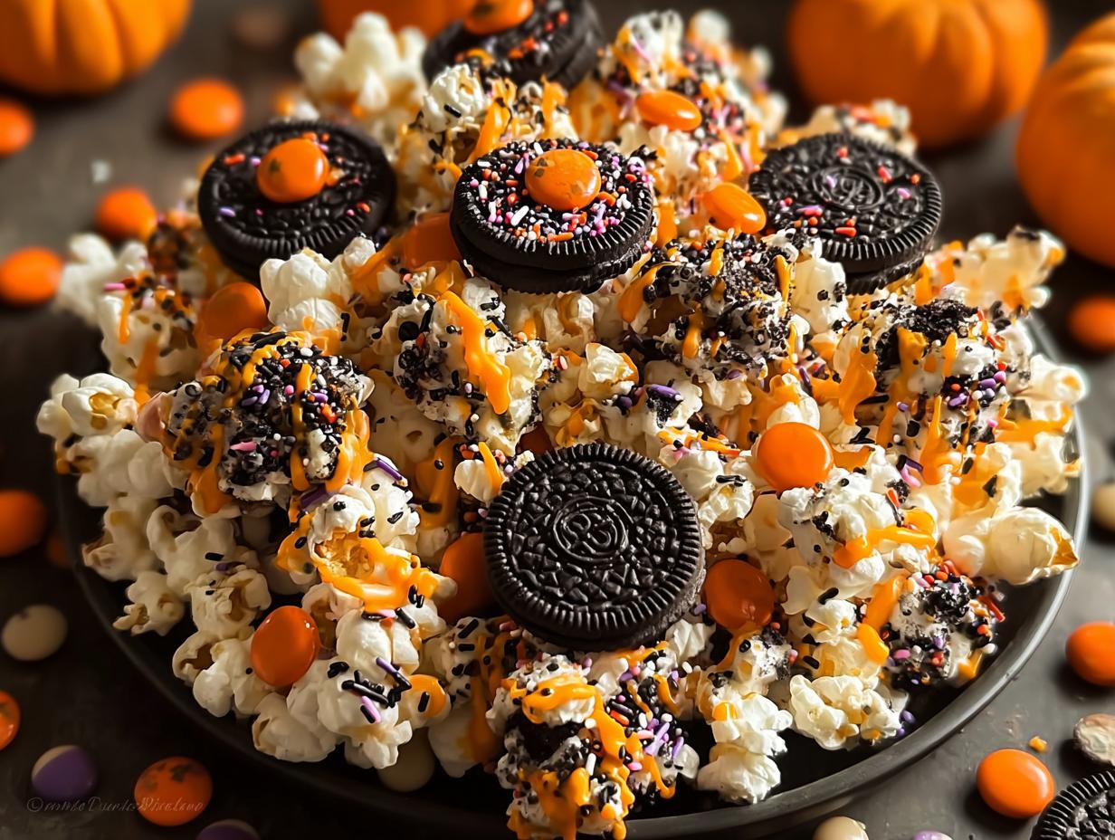 Halloween Popcorn: 1 Easy Spooky Treat - Halloween Popcorn - additional detail