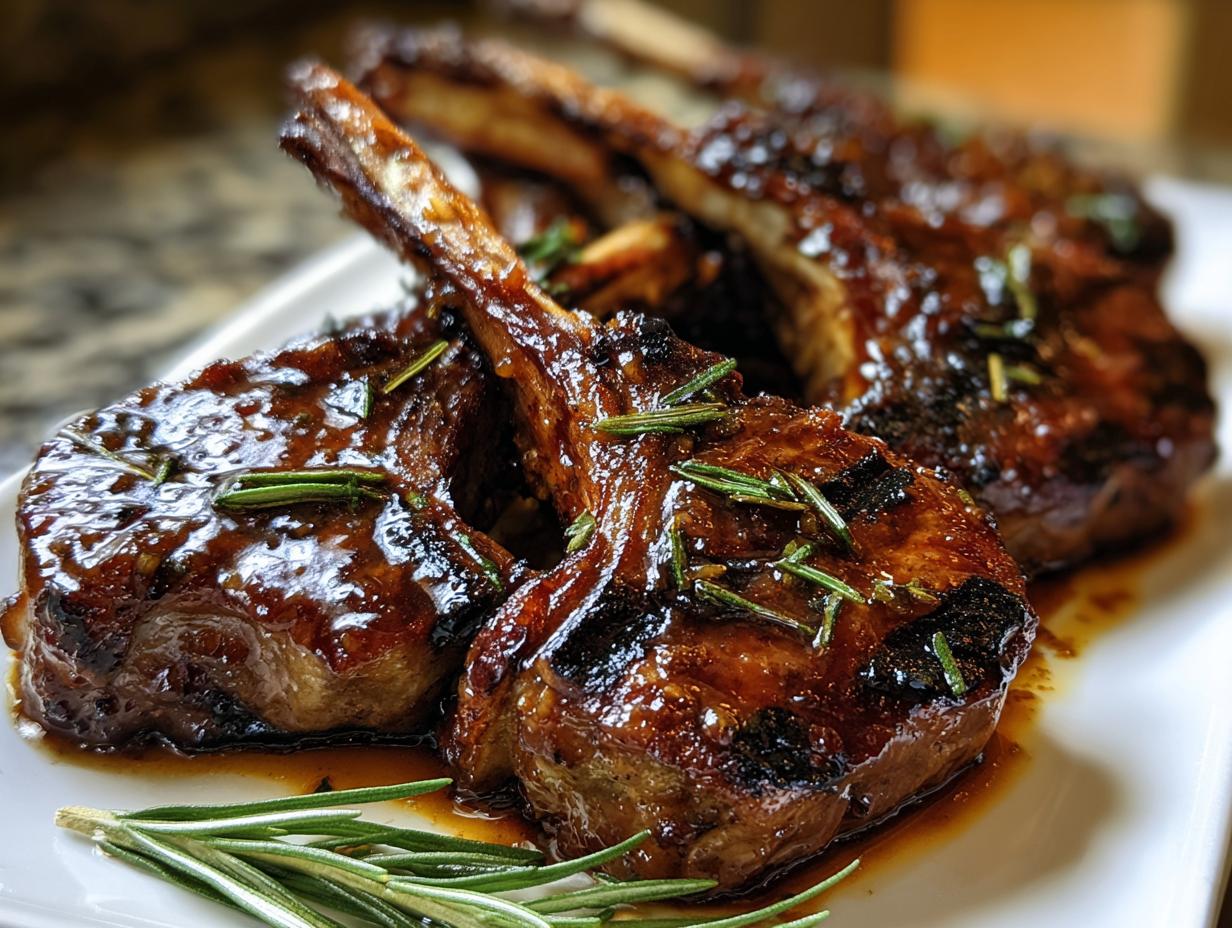 Honey Garlic Glazed Lamb: 8 Excellent Chops - Honey Garlic Glazed Lamb - additional detail