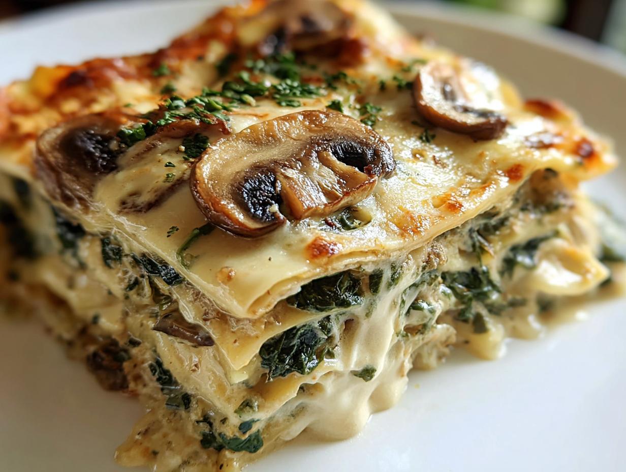 Amazing Creamy Spinach Mushroom Magic