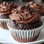 Irresistible Double Chocolate Cupcakes: 15 Min Prep 4 Irresistible Double Chocolate Cupcakes