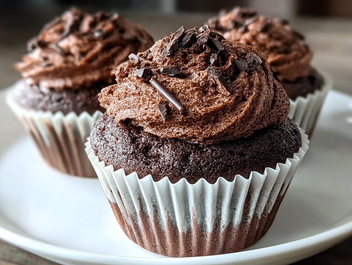 Irresistible Double Chocolate Cupcakes