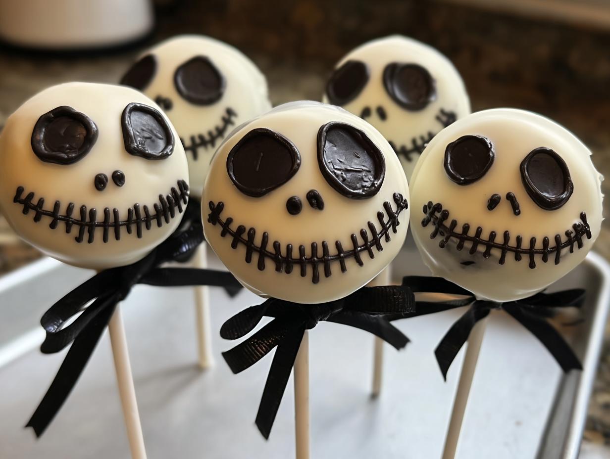 Jack Skellington Oreo Pops: 15 Minute Fright