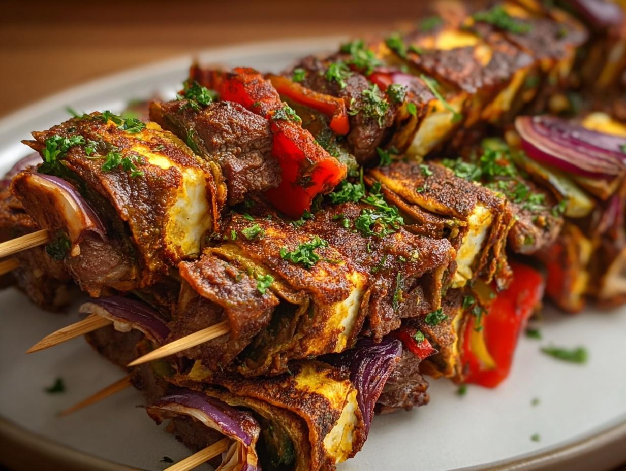 Amazing Layered Tortilla Kebab Skewers 6 ways