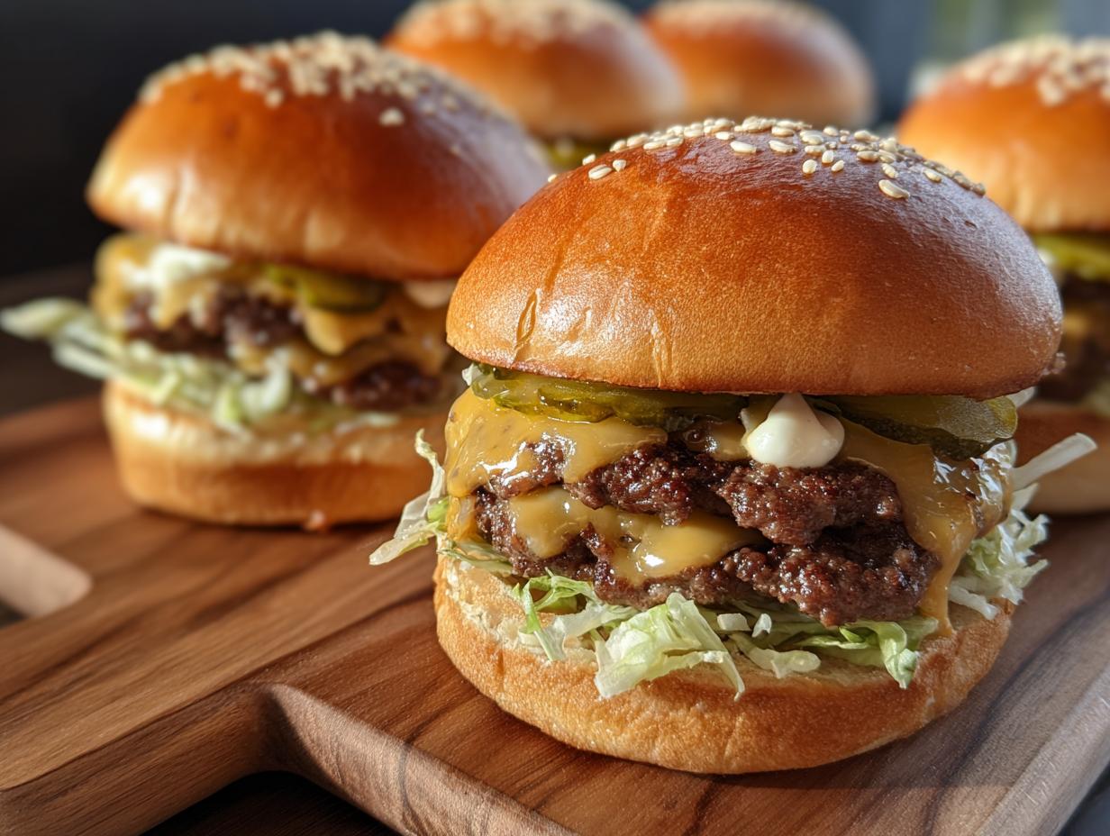 Mini Big Mac Cheeseburgers: Exceptional 30-Min Recipe - Mini Big Mac Cheeseburgers - additional detail