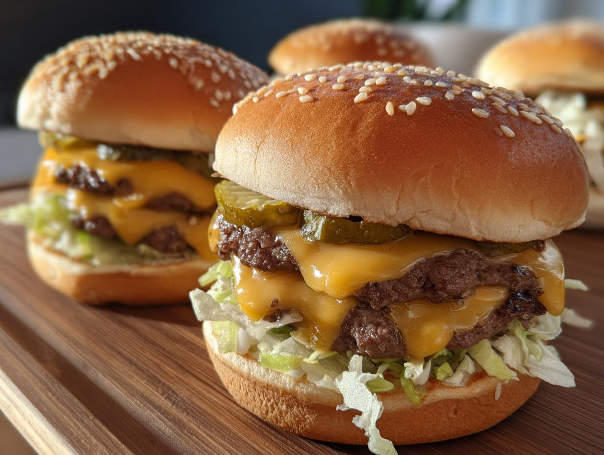 Mini Big Mac Cheeseburgers: Amazing 30-Min Recipe