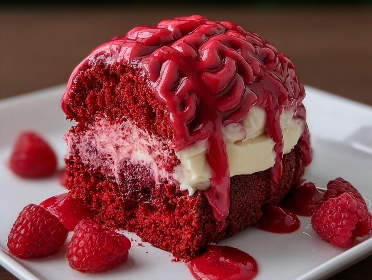 Moist Red Velvet Brain: Terrific 1-Hour Treat - Moist Red Velvet Brain - main visual representation
