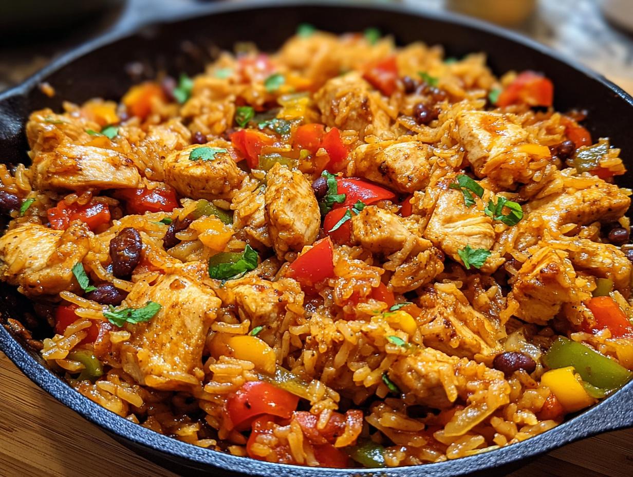 One Skillet Mexican Chicken