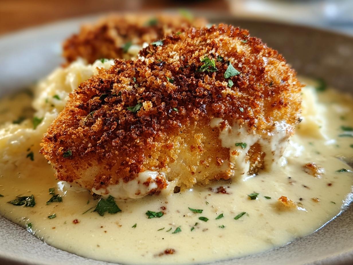 Parmesan Crusted Chicken Creamy: Amazing 40 Min Meal