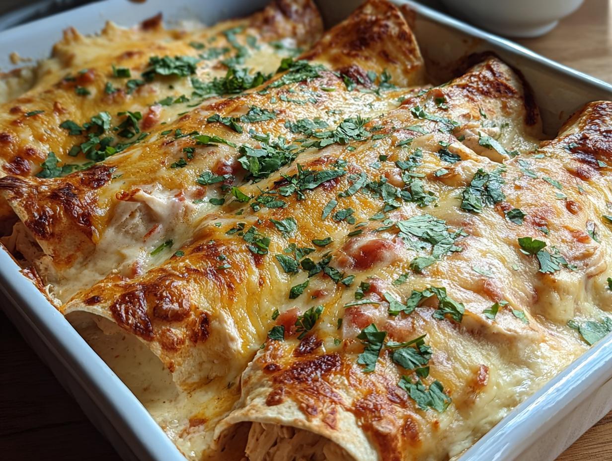 Amazing Queso Chicken Enchiladas in 45 Mins 2 Striking Queso Chicken Enchiladas in 45 Mins - Queso Chicken Enchiladas - main visual representation