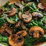 Sauteed Spinach Mushrooms Onions: 1 Delicious Side 4 Sauteed Spinach Mushrooms Onions