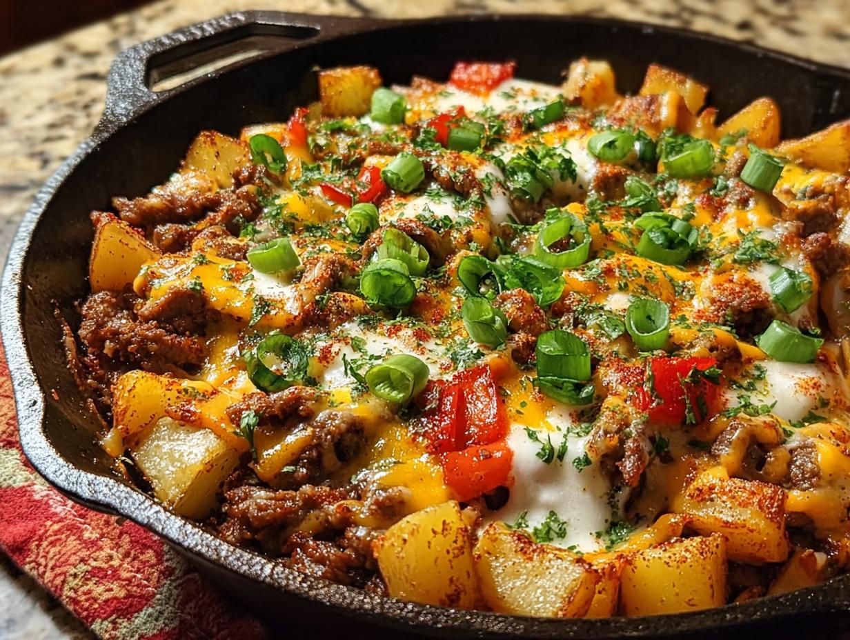 Sizzling Cheesesteak Potato Skillet: 1 Must-Try - Sizzling Cheesesteak Potato Skillet - main visual representation