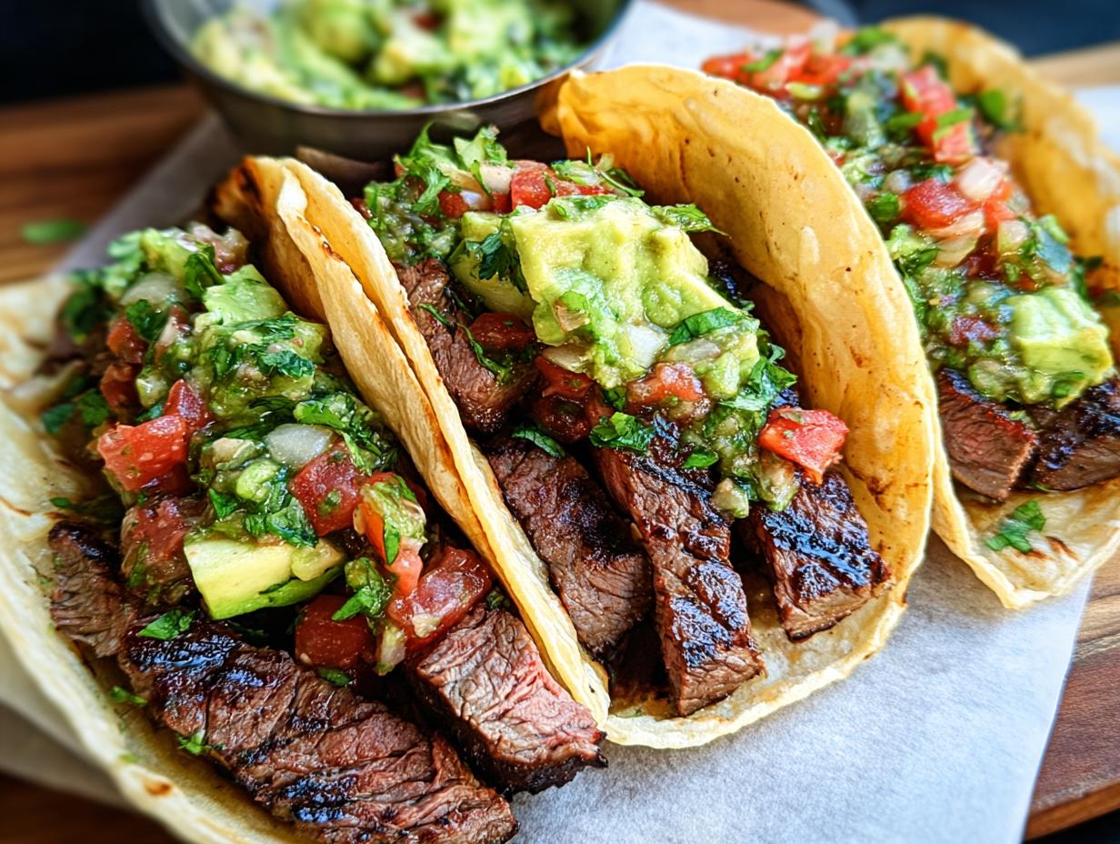 Sizzling Grilled Steak Tacos