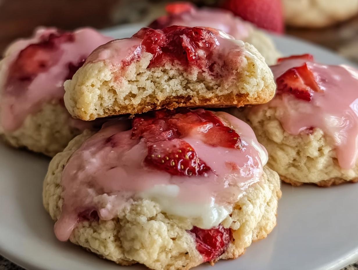 Strawberry Cheesecake Cookies: 1 Blissful Bite