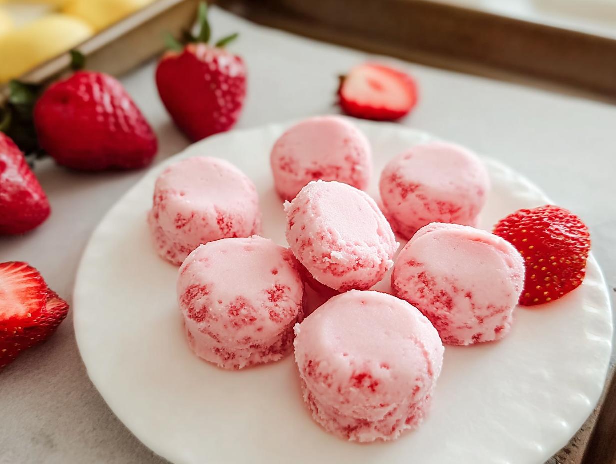 Strawberry Yogurt Bites: 1 Easy Healthy Snack 3 Strawberry Yogurt Bites: 1 Easy Healthy Snack - Strawberry Yogurt Bites - additional detail