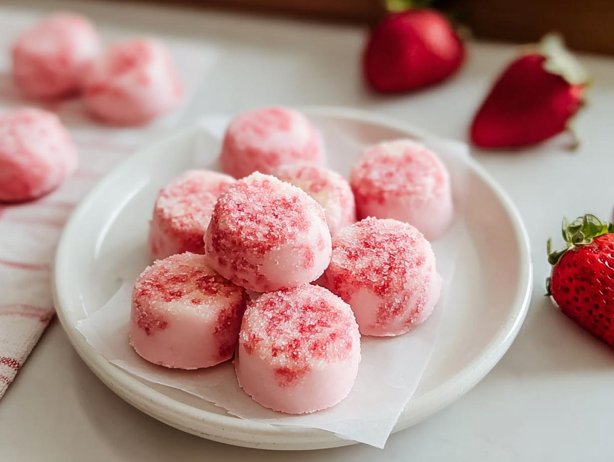 Strawberry Yogurt Bites: 1 Easy Healthy Snack