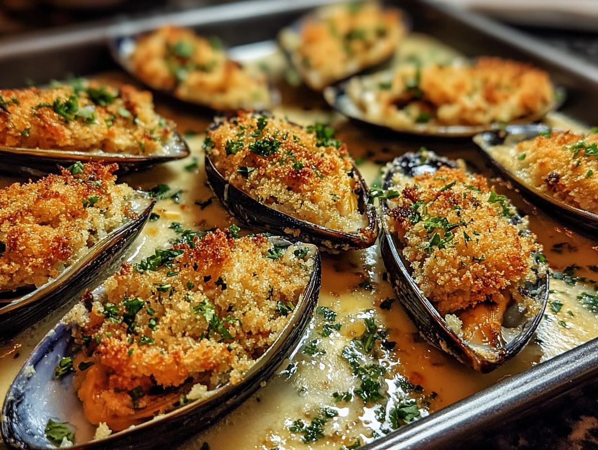 Stuffed Baked Mussels: Impressive Flavor Under 30 - Stuffed Baked Mussels - additional detail