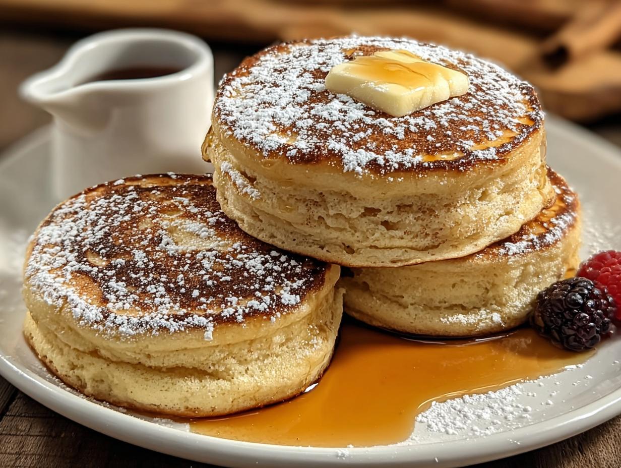 Vanilla Cinnamon Buttermilk Pancakes: 30 Min Magic - Vanilla Cinnamon Buttermilk Pancakes - additional detail