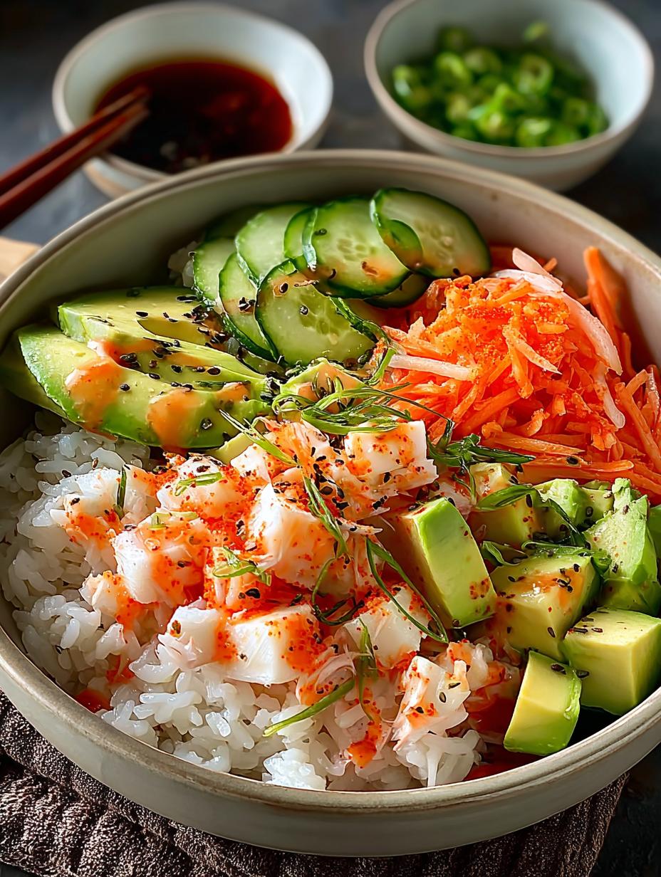 California Roll Sushi Bowls: 5 Tempting Ways to Indulge 3 California Roll Sushi Bowls: 5 Tempting Ways to Indulge - California Roll Sushi Bowls - additional detail